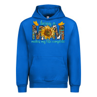 Cobalt Being a Mom Makes My Life Complete Urban Hoodie - texasbilliewilder
