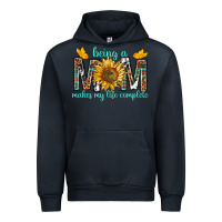 Navy Being a Mom Makes My Life Complete Urban Hoodie - texasbilliewilder