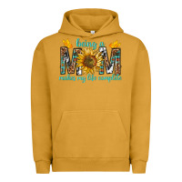 Pigment Peanut Butter Being a Mom Makes My Life Complete Urban Hoodie - texasbilliewilder