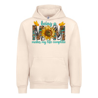 Sandshell Being a Mom Makes My Life Complete Urban Hoodie - texasbilliewilder