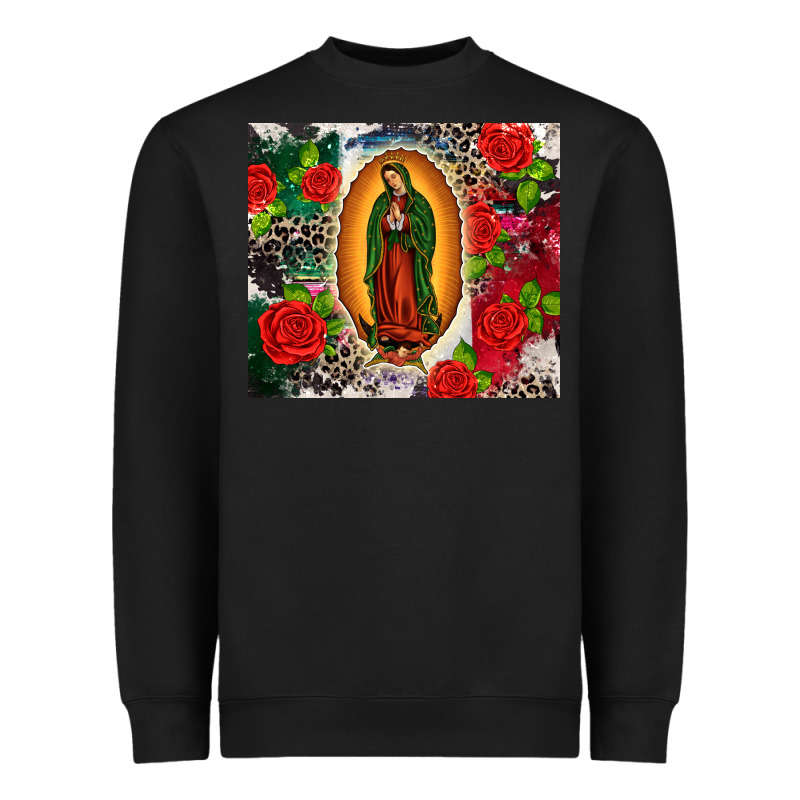 Lady Of Guadalupe Heavyweight Sweatshirt by CTS Tumbler Store | Teevron