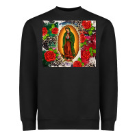 Black Lady of Guadalupe Heavyweight Sweatshirt - CTS Tumbler Store