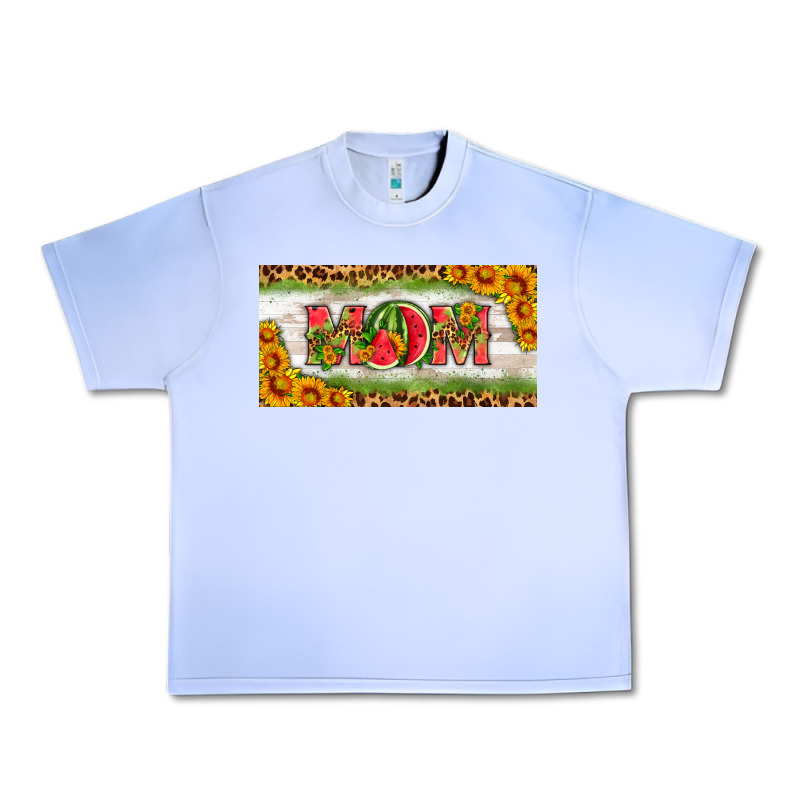 Watermelon Mom License Plate Urban Heavy Tee by HRA Design Shop | Teevron