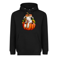 Black fall pumpkin lamb nancy cooper Heavyweight Hoodie - NancyCooperArtShop