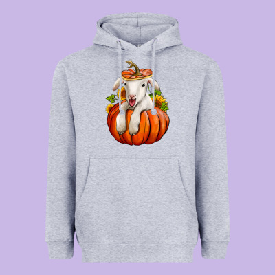 Fall Pumpkin Lamb Nancy Cooper Heavyweight Hoodie Designed By Nancycooperartshop