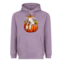 Lavender fall pumpkin lamb nancy cooper Heavyweight Hoodie - NancyCooperArtShop