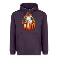 Plum fall pumpkin lamb nancy cooper Heavyweight Hoodie - NancyCooperArtShop