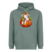 Sage fall pumpkin lamb nancy cooper Heavyweight Hoodie - NancyCooperArtShop