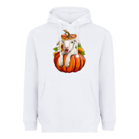 White fall pumpkin lamb nancy cooper Heavyweight Hoodie - NancyCooperArtShop