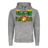 Cloud Rock softball nana with leopard Vintage Hoodie - Zillion Design Studio