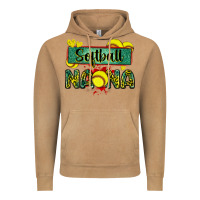 Softball Nana With Leopard Vintage Hoodie | Teevron