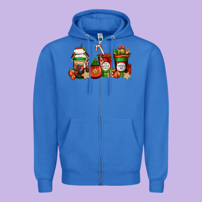 Christmas Vacation You Serious Clark Coffee Cups Zipper Hoodie Designed By Jasminsmagicworld