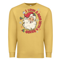 Antique Gold i love a man with a beard Premium Sweatshirt - MaliasSmallBusiness