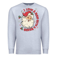 Heather Grey i love a man with a beard Premium Sweatshirt - MaliasSmallBusiness