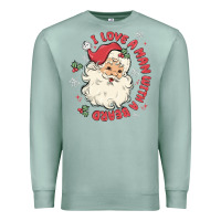 Seafoam i love a man with a beard Premium Sweatshirt - MaliasSmallBusiness
