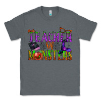 Charcoal Heather teacher of monsters Classic Tee - BundleAndBundleShop