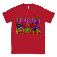 Red teacher of monsters Classic Tee - BundleAndBundleShop