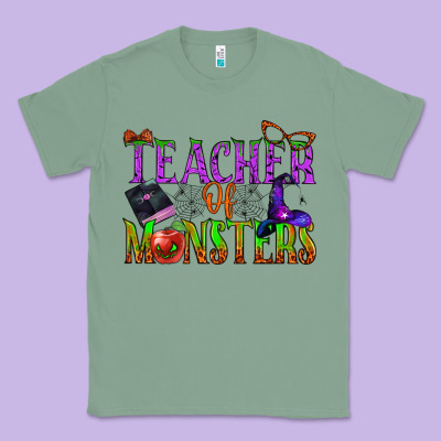 Teacher Of Monsters Classic Tee Designed By Bundleandbundleshop