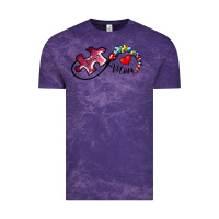 Cloud Purple autism mom 1 Vintage Tee - SublimationCraftShop
