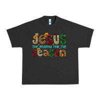 Pigment Black jesus the reason for the season Urban Heavy Tee - FaDigitalArtStudio