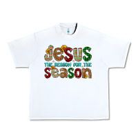 White jesus the reason for the season Urban Heavy Tee - FaDigitalArtStudio