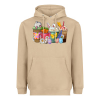Mushroom Easter coffee cups Heavyweight Hoodie - NancyCooperArtShop