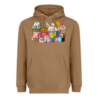 Toasted Coconut Easter coffee cups Heavyweight Hoodie - NancyCooperArtShop
