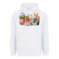 White Easter coffee cups Heavyweight Hoodie - NancyCooperArtShop