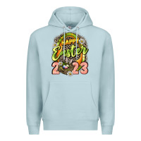Blue Mist Happy Easter 2023 Premium Hoodie - LillyAllenDesigns