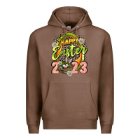 Chestnut Happy Easter 2023 Premium Hoodie - LillyAllenDesigns