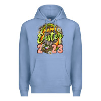 Colony Blue Happy Easter 2023 Premium Hoodie - LillyAllenDesigns