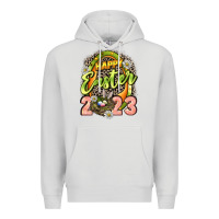Dove Grey Happy Easter 2023 Premium Hoodie - LillyAllenDesigns