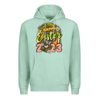 Seafoam Happy Easter 2023 Premium Hoodie - LillyAllenDesigns