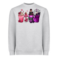 Wednesday And Enid Coffee Cups Heavyweight Sweatshirt | Teevron