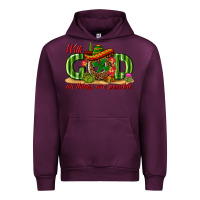 Mauve Wine With God All Things Are Possible Mexico Urban Hoodie - texasbilliewilder