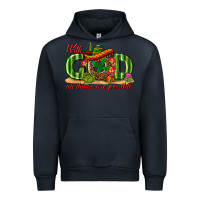 Navy With God All Things Are Possible Mexico Urban Hoodie - texasbilliewilder