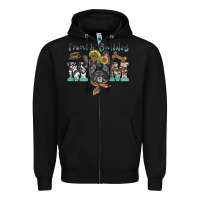 Black french bulldog mom Zipper Hoodie - BarkalooDesign