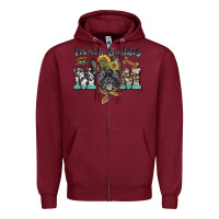 Burgundy french bulldog mom Zipper Hoodie - BarkalooDesign