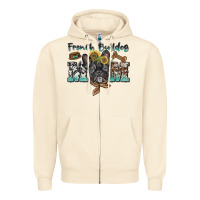 Sandshell french bulldog mom Zipper Hoodie - BarkalooDesign