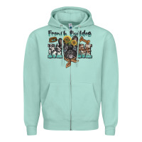 French Bulldog Mom Zipper Hoodie | Teevron