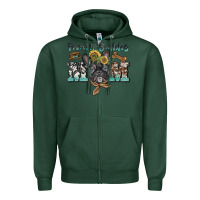 Sports Green french bulldog mom Zipper Hoodie - BarkalooDesign