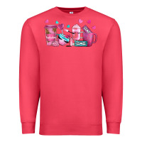 Cardinal lash hustler with eyelashes coffee cups Premium Sweatshirt - NancyCooperArtShop