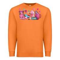Carrot lash hustler with eyelashes coffee cups Premium Sweatshirt - NancyCooperArtShop