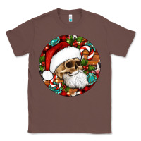 Chestnut Christmas hippie skeleton santa ornament Classic Tee - Artiststas