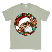 Matcha Christmas hippie skeleton santa ornament Classic Tee - Artiststas