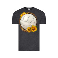 Vintage Black western volleyball with sunflower Vintage Tee - HRA Design Shop