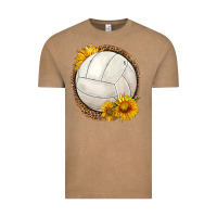 Vintage Coffee western volleyball with sunflower Vintage Tee - HRA Design Shop