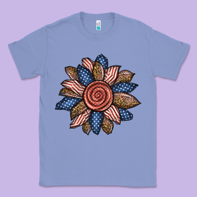 American Sunflower Classic Tee Designed By Bundleandbundleshop