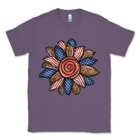 Lavender american sunflower Classic Tee - BundleAndBundleShop
