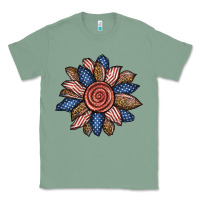 Sage american sunflower Classic Tee - BundleAndBundleShop
